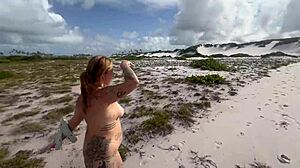 I vazou online, shaved, bent over for doggystyle and face fuckin' mah big clit