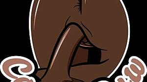 African Ranch Babe Opens Pussy After London Lie