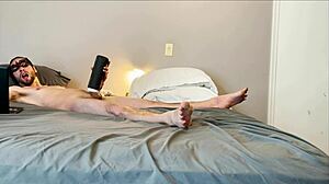 i stroke my cock with vibrating toy