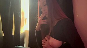 Italian Artemisia Love Dildo Handjob Smoking