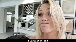 perverted stepbrothers swap stepsisters for riding