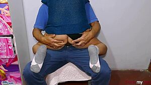 Cute Anal Cowgirl Rides Huge Dildo in Her Little 18+ Hole for Incredible Orgasm