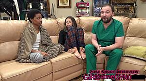 Nurse Aria Nicole gets fucked in exam room