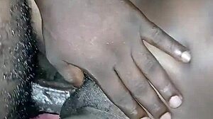 This 18yo gets her tight pussy massaged and fucked by a big black cock