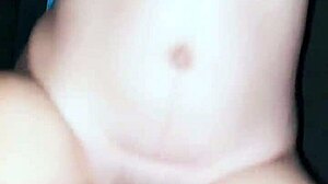 young couple fucks on motorcycle in alley, almost caught by neighbors