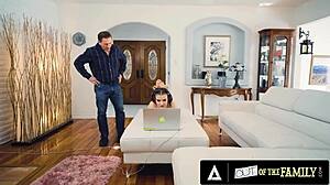 out of the family - naughty teen lets her stepdad play with her pretty body and sweet curves