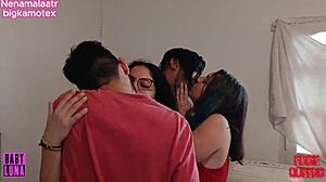 quartet swinger party with two cousins sharing boyfriends, featuring nenamalaatr and others