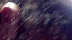 Brazilian shemale gives oral in a quick car session!