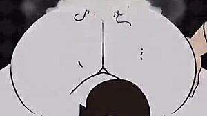 Jaiden is banging hard with big cock and deepthroat