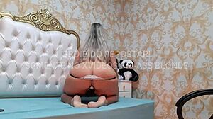 dança sensual de lingerie branco com preto