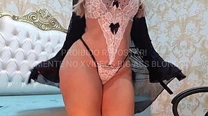 dança sensual de lingerie branco com preto