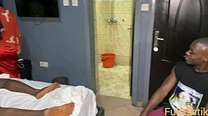 Cheating housewife squirts for bbc visitor