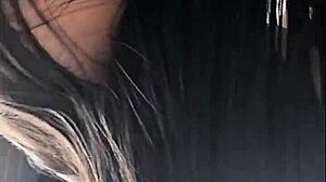 The stepdaughter arrives home excited from the funk party. She brings her teen friends along.