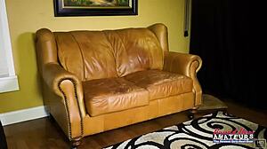 Sexy Horny Blonde Anya Bends Over For A Footjob While Her Twat Gets Deeply Fingered From POV