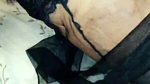 Watch Him Fuck His Wife's Ass In Beautiful Lingerie!