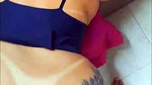 Naughty Wife In See-Through Outfit Swallows And Gets Creampied Better Than Husband