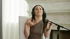 delectable brunette chanel camryn gets mind-altering orgasms from blind date nathan bronson