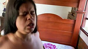 I Fucked My Boss's Wife At Home In Stockings!