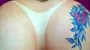 Naughty Wife In See-Through Outfit Swallows And Gets Creampied Better Than Husband