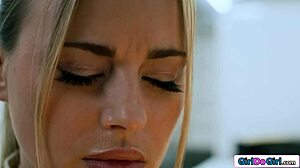 Secretary Licked And Strapon Fucked!