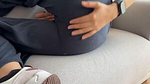 i watched lesbians snuggle and grope asses in bed