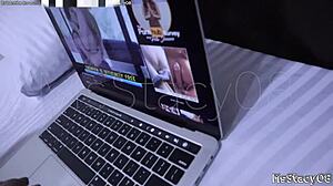 Petite Filipina Teen Caught Watching Porn in Uniform