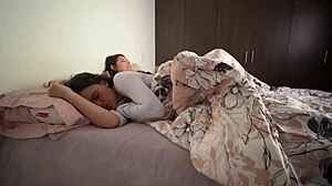 i watched lesbians snuggle and grope asses in bed