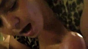 Emotional blowjob with twerking.