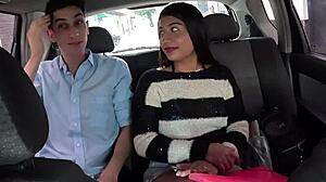 shy young man with big cock fucks university student hard