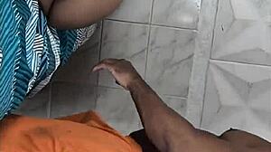 The stepdaughter arrives home excited from the funk party. She brings her teen friends along.