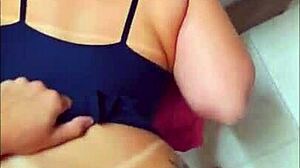 Naughty Wife In See-Through Outfit Swallows And Gets Creampied Better Than Husband