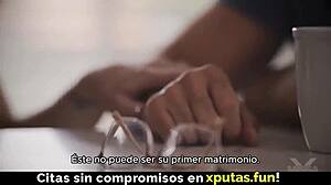 Wow, cute busty girl fucks Spanish sub passionately