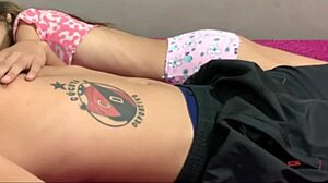 morning encounter with my horny stepsister in the room