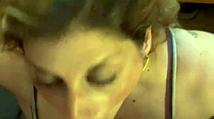 Sexy Milf Sucks Hubby's Cock