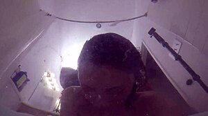 Asian Slut Sucks Penis in Bathtub POV