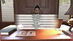 Lesbian superheroes in episode 4: wet kisses or intense muff diving?