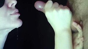 i love watching my wife suck dick up close, spitting and wet