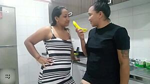 colombian lesbians masturbate together