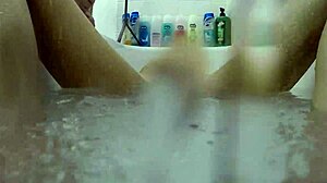 Asian Slut Sucks Penis in Bathtub POV