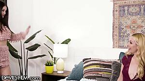 Aaliyah Love teaches Maddy May masturbation