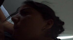 Pretty Slut In Homemade BDSM Scene With Lover's Big Cock Cumming On Pussy Close Up