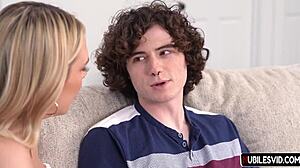 dylan moore and millie morgan in family swap doggystyle and blowjob