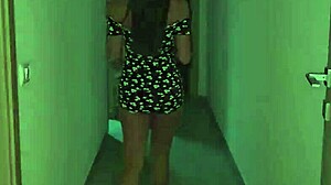 Hot summer night part 1 with outdoor fucking and big tits blowjob