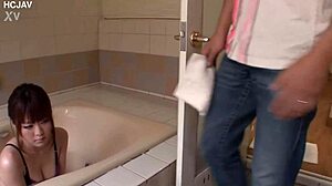 double dicking makes asian teen tomoka sakurai squirt in bondage session