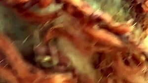 Brazilian man fucks Japanese woman on hotel balcony from POV