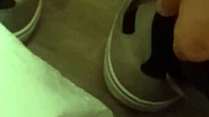 Friend Enjoys Trashing My Sneakers