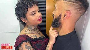 She loves fucking her cuckold boyfriend and another guy