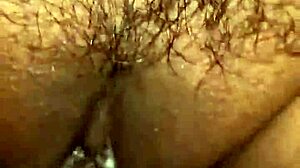 Wet Wife With Hairy Pussy Takes Hard Cock