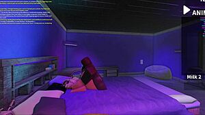 Fucking blonde bimbo roughly in roblox studio