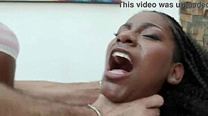 cute brazilian teen jenny pretinha enjoys dap and dp, ending with creampie